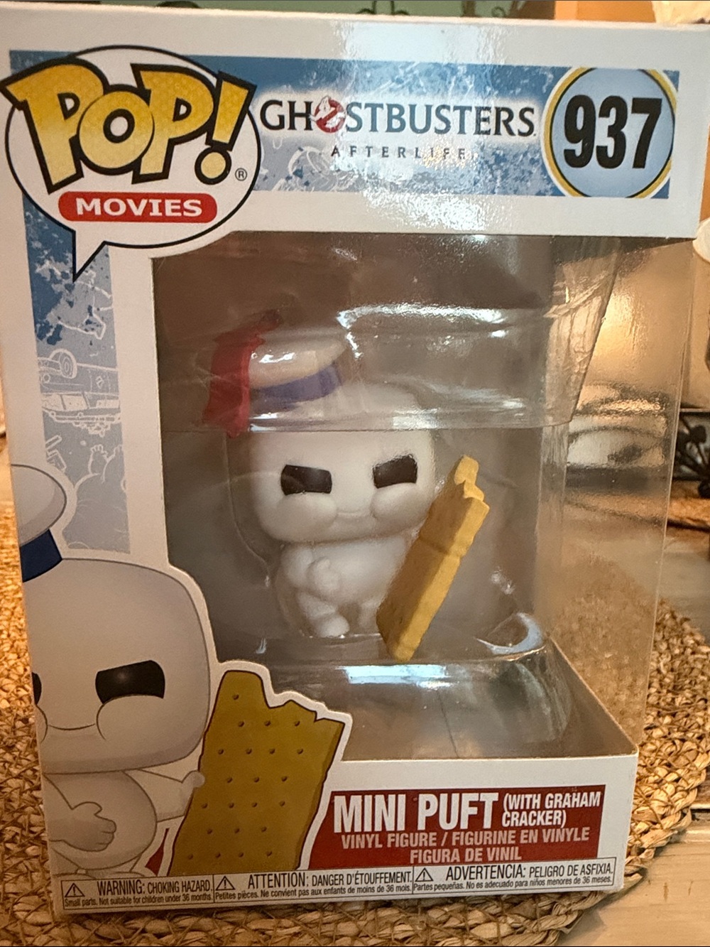 Funko Mini Puft Vinyl Figure with Yellow Graham Cracker